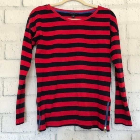 Tommy Hilfiger Size XS Striped Sweater Blouse - Picture 1 of 8